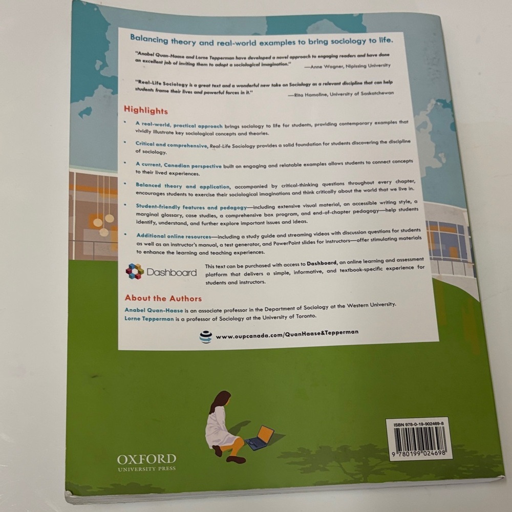 Real-Life Sociology - a Canadian approach textbook - Picture 2 of 5